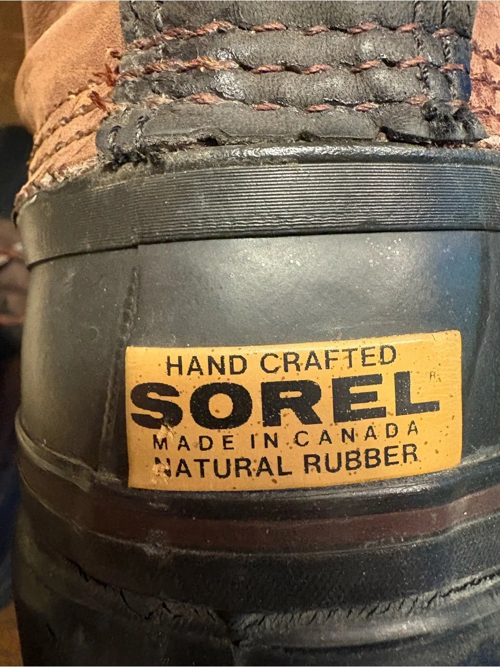 Men’s Sorel Brown and Black Snow Boots size 13